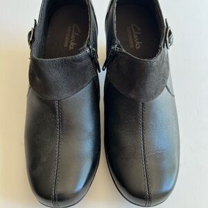 Clarks Scheme Aspire Black, sz 7.5